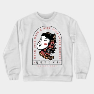 Hannya Demon Crewneck Sweatshirt